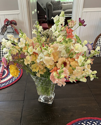 Great Decor & Fresh Flowers Make a  Bed & Breakfast Special